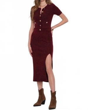 Heartloom Carmela Top & Skirt Set - Red
