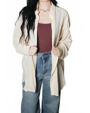 By Together Breezy Button Down Blouse - Blue