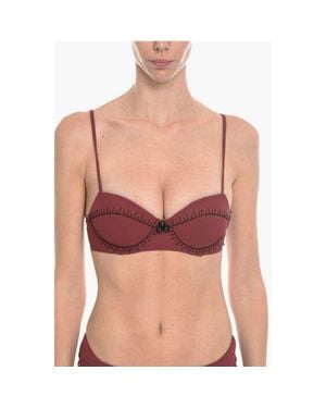 Marysia Swim Bikini Salento Top With Decoration Frontal - Green