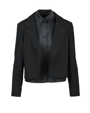 Twinset Polyester-Blend Short Jacket - Black