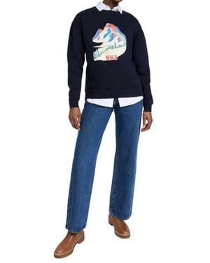 Kule Oversized Alps Sweatshirt - Blue