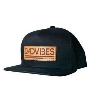 Dadbod Apparel Dadvibes Classic Snapback Hat - Black