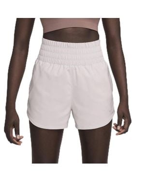 Nike One Shorts Platinum Dri-Fit High-Waisted Traning Srt676 - Pink
