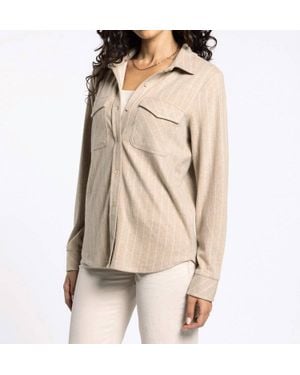Thread & Supply Cassian Button Up Shirt - Natural