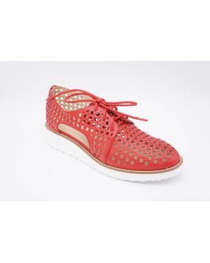 DJANGO & JULIETTE Onstage Lace-Up Sneakers - Red