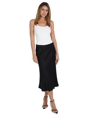 Love Token Rosabel Midi Skirt - Black