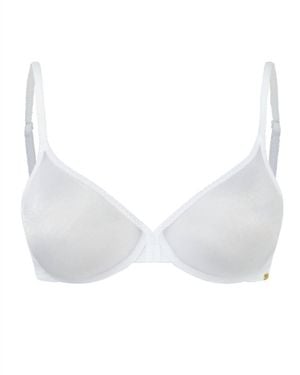 Gossard Glossie Sheer Bra - White