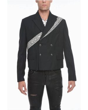 Amiri Double Breasted Guitar Jacket - Black