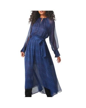 MISA Los Angles Paloma Dress - Blue