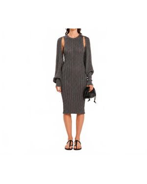 Kourbela Sparkling Staples Knitted Bolero - Black