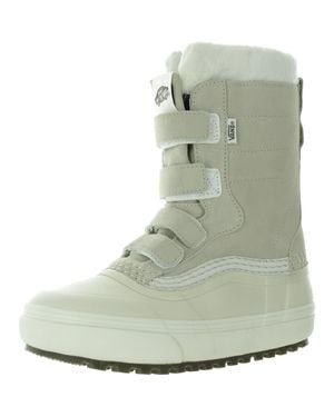 Vans Standard V Snow Mte Laceless Faux Suede Winter & Snow Boots - Green