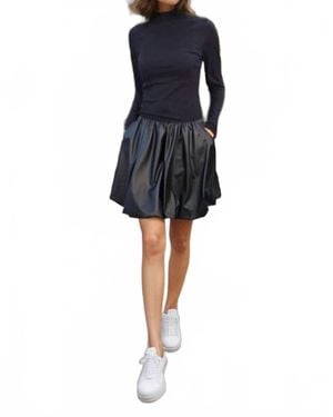 VAVA Eyewear Betty Long-Sleeve Bubble Dress - Black