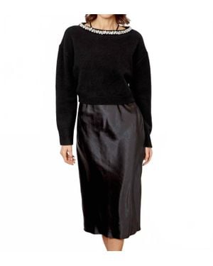 DH New York Bel Sweater Dress - Black