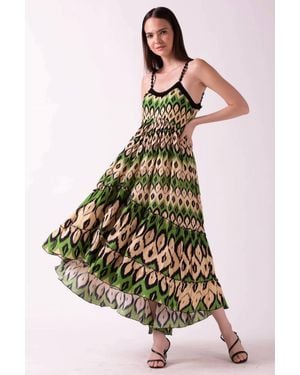 Ash Acacia Tiered Maxi Sun Dress - White