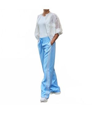 EsQualo Side Tape Seam Pants - Blue