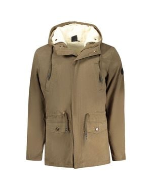 U.S. Grand Polo U. S. Grand Polo Polyester Parka Jacket - Green