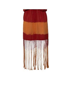 Caravana Kaxlan Tie Dye Dress - Red