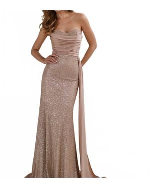 Cameron Blake Mother Of The Bride Dress - Brown