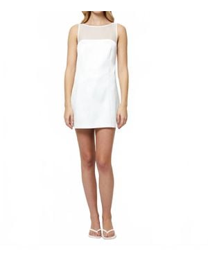 French Connection Anabel Satin Mini Dress - White