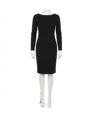 Spanx Ponte Low-Back Midi Dress - Black