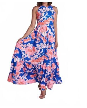 CK BRADLEY Trocadero Maxi Dress - Blue
