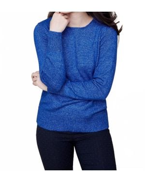 Renuar Crew Neck Sweater - Blue