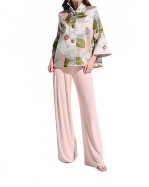 Joseph Ribkoff Jacquard Trapeze Jacket - Multicolor