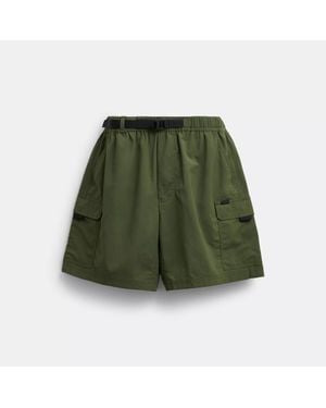 COACH Nylon Utility Short - Green