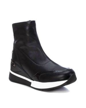 Xti Wedge Sport Booties - Black