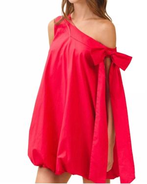 TCEC Game Day Fashion Play Mini Dress - Red