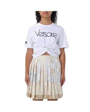 Versace Safety Pin 1978 Logo T-Shirt - White