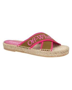 Off-White c/o Virgil Abloh Off Cotton Espadrilles - Red