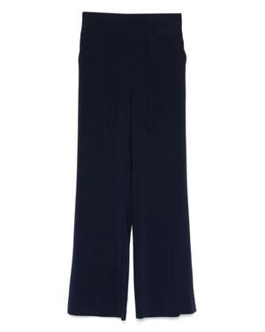 D. EXTERIOR Tailored Straight-Leg Pants With Minimalist Design - Blue
