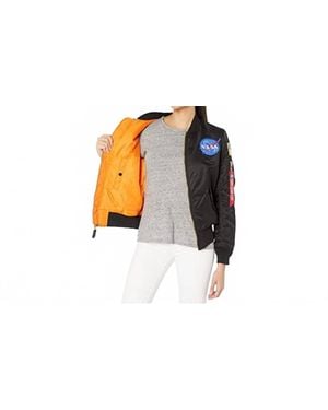 Alpha Industries Nasa Ma-1 Flight Jacket - Black