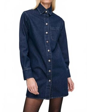 DL1961 Faye Shirt Dress - Blue