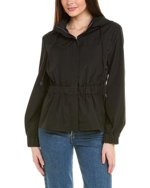 Gracia Elastic Band Hoodie - Black