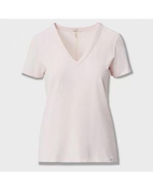 Rag & Bone The Slub Vee, Mauve - Pink