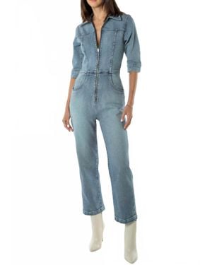 eTica Fayette Denim Jumpsuit - Blue
