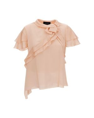 Simone Rocha Petal Bow Sash Top - Pink
