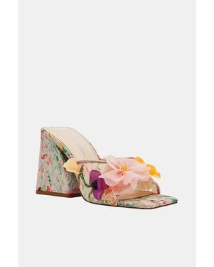 Betsey Johnson Heath Mule Heels - Pink
