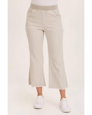 XCVI Lorilei Twill Flare Pull-On Pant - Natural