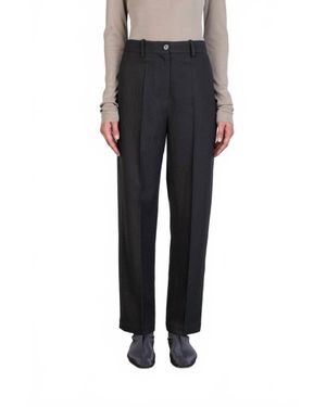 Alysi Soft Wool Pants - Black