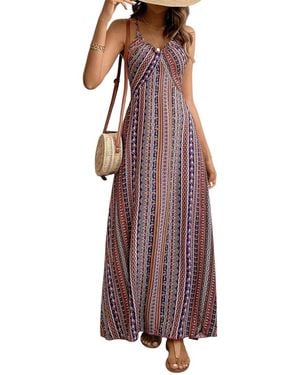 Kayla Paris Maxi Dress - Purple