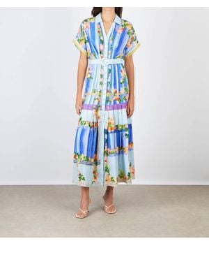 Saloni Riya-B Dress - Blue