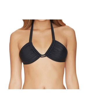 Reef Two Way Halter Bikini Top - Black