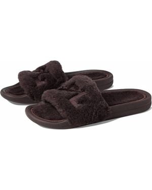 Athletic Propulsion Labs Shearling Slide Sandal - Black