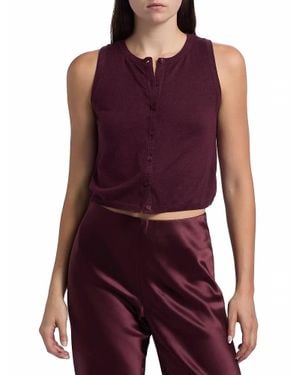 Cami NYC Dia Sweater Vest - Purple