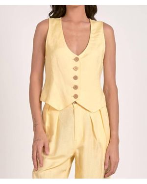 Elan Lizzy Vest - Yellow