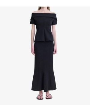 FFORME Faye Folded Neckline Top - Blue
