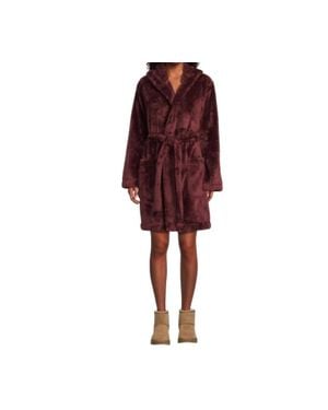 UGG Aarti Hooded Lounge Robe - Red